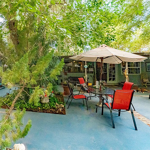 Main patio table