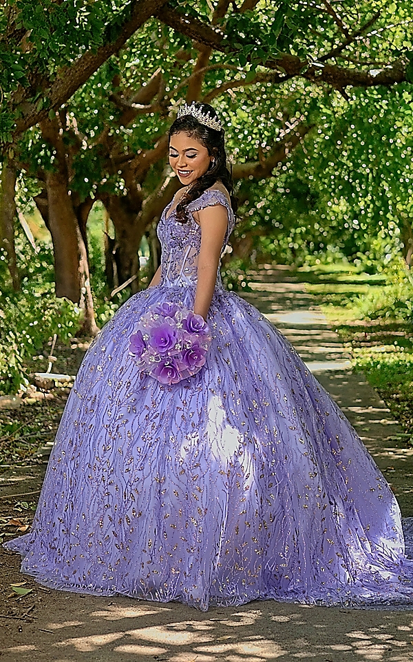 The Quinceañera on the path