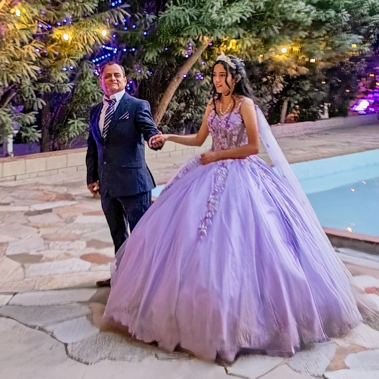 Quinceanera and Her Father